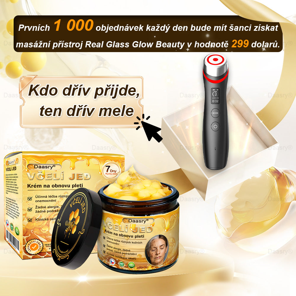 🎇𝓓𝓪𝓪𝓼𝓻𝔂®Krém s včelím jedem pro obnovu a omlazení pleti. Snižuje vrásky, hydratuje, rozjasňuje, hojí jizvičky, zklidňuje citlivou pleť a sjednocuje barvu pleti.